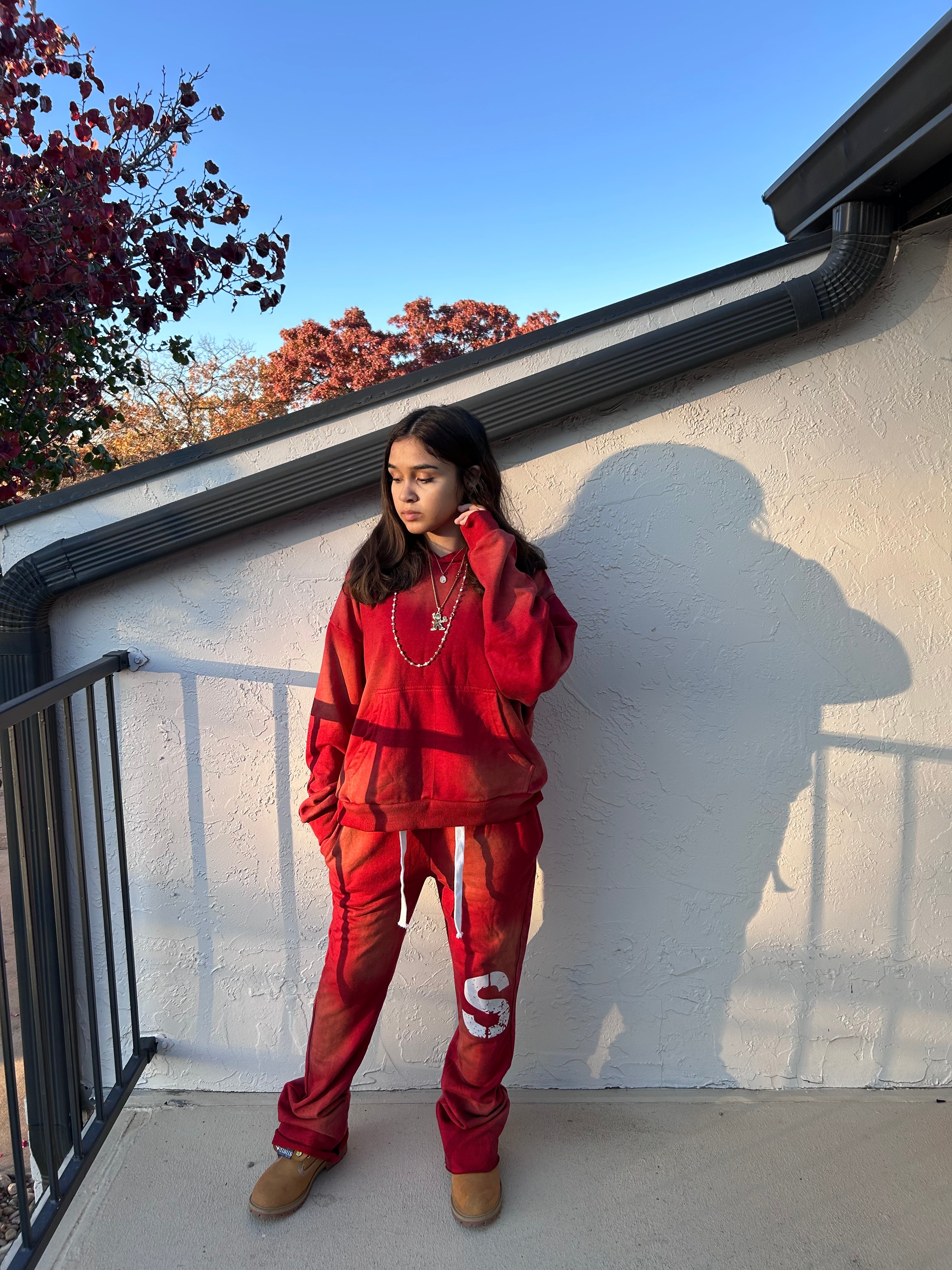 ALL RED PANTS